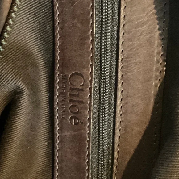 Brown Chloe Python bag - Picture 6 of 9